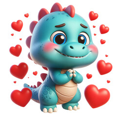 Naklejka premium Dinosaur Happy Valentines Day Shirt Png design, be mine cute funny valentine girl dinosaur sticker love png designs