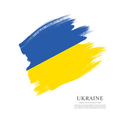 flag of Ukraine vector illustration