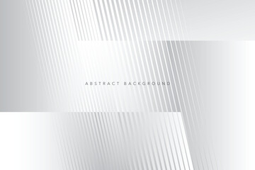 Abstract white and gray gradient background. Modern minimalistic vector and geometric design template.