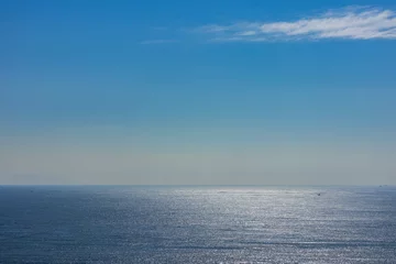 Gordijnen 日差しが水面に光る美しい海の風景 © c11yg