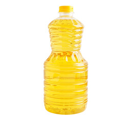 Vegetable glass bottle isolated on white background with clipping path, organic healthy food for cooking.