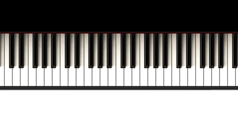 piano keys, music, png transparent background