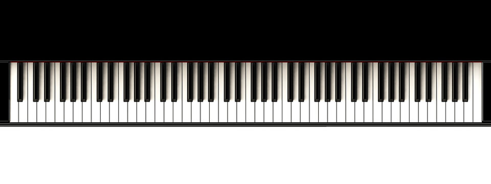 piano keys, musical instrument, png transparent background