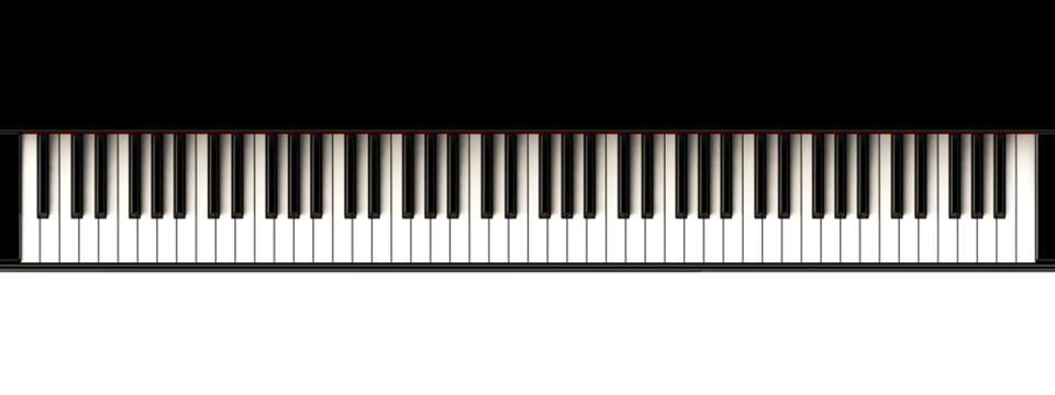 piano keys, musical instrument, png transparent background