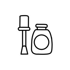 Nail polish icon