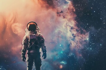 Astronaut exploring the vastness of space Zero gravity And the mysteries of the universe