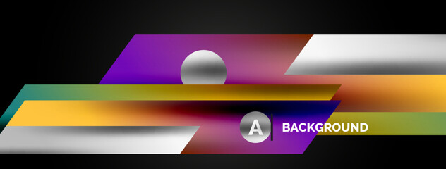 Fototapeta premium Dynamic lines geometric vector background. Vector background, where dynamic lines entwine in intricate dance, igniting symphony of creativity in every glance