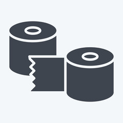 Icon Reinforcement Tapes. related to Shoemaker symbol. glyph style. simple design editable. simple illustration