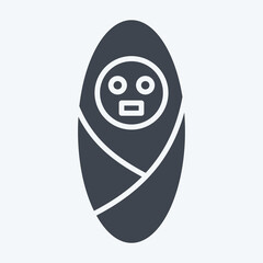Icon Newborn. related to Medical symbol. glyph style. simple design editable. simple illustration