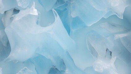 Obraz premium Arctic Frost Reflections Seamless Texture. AI Generated