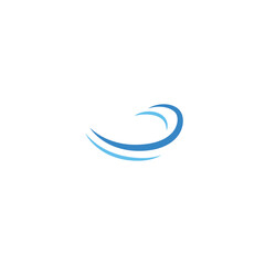 Fototapeta na wymiar wave logo icon