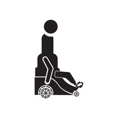 Mobility, aid, standing icon