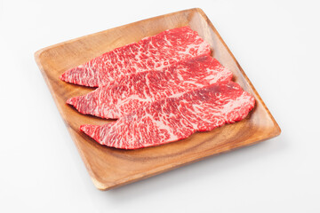  Beef: Meat attached to the top of a cow's ribs.