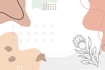 Abstract memphis geometric shape background