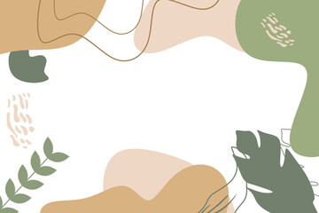 Abstract memphis geometric shape background