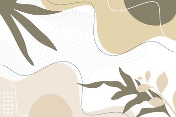 Abstract memphis geometric shape background