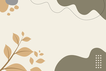 Abstract memphis geometric shape background