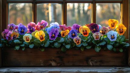 Window Box Pansies: Colorful Urban Gardening