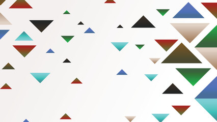 Abstract geometric shapes background with triangle