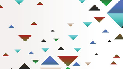 Abstract geometric shapes background with triangle