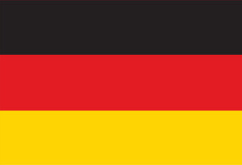 Flag of Federal Republic of Germany, brush stroke background