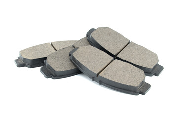 Brake pads isolated on white background