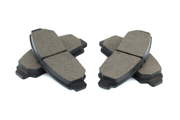Brake pads isolated on white background