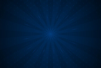 Naklejka premium Blue background with sun rays