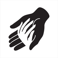 couple hands vector