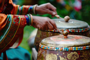 Harmonizing the soul with Tibetan instruments and melodies
