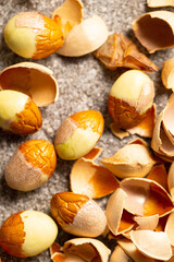 ginkgo nut, peeled ginkgo nut	