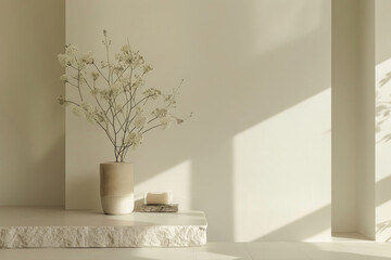 A tranquil minimalism, with its clean lines, uncluttered spaces, and soothing color palette