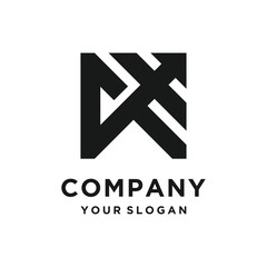 Obraz premium Letter W design element vector icon with creative and simple style