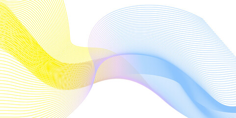 Abstract background wave line in vector business texture. Pattern line blend curve waves flow futuristic technology digital sound and noise energy wave line flow background.