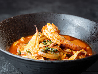 Spicy Seafood Noodle Soup, jjamppong, ramyeon