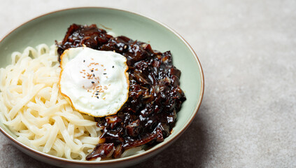 jajangmyeon, black bean sauce noodles