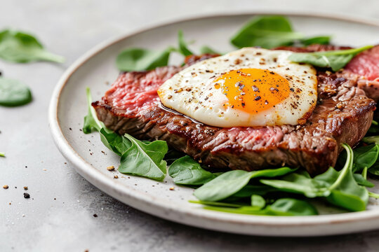 Explore a nutrition-focused blog offering protein-rich recipes and health tips, captured with a 400mm f/2.0 lens, perfect for AI generative projects."