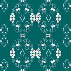 pattern with flowers