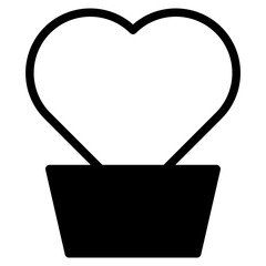 cactus in pot icon