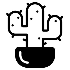 cactus in pot icon