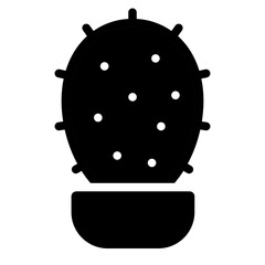 cactus in pot icon
