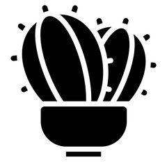 cactus in pot icon