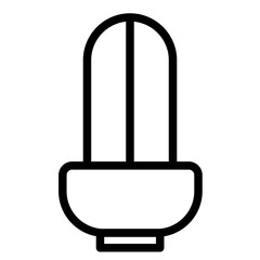 Fototapeta premium cactus in pot icon