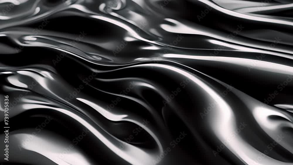 Poster smooth and sleek wool twists flow like ribbons of liquid metal adding a modern and luxurious touch t