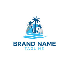 Fototapeta na wymiar Travel agency logo