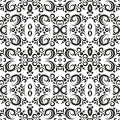 Obraz premium flourishes flat art pattern background