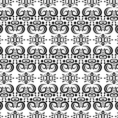 flourishes flat art pattern background