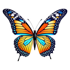 butterfly-in-3d-isometric-style-wings-outspread-displaying-intricate-patterns-vivacious-colors