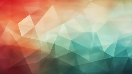 Fototapeta premium Sunset Polygons: The Interplay of Light and Shape 