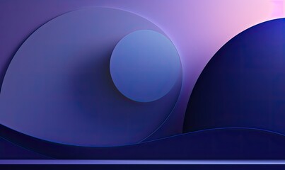 Abstract color background with geometric shapes and a round circle
